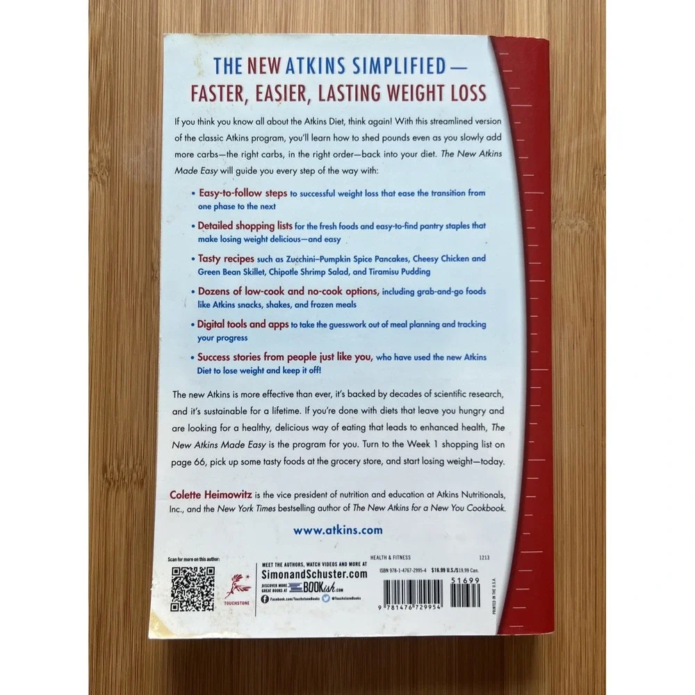New Atkins Made Easy : A Faster, Simpler Way to Shed Weight and Feel Great --...